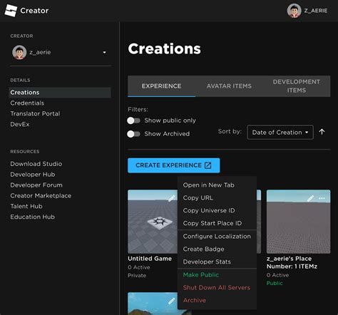 roblox.create|Creation Overview .
